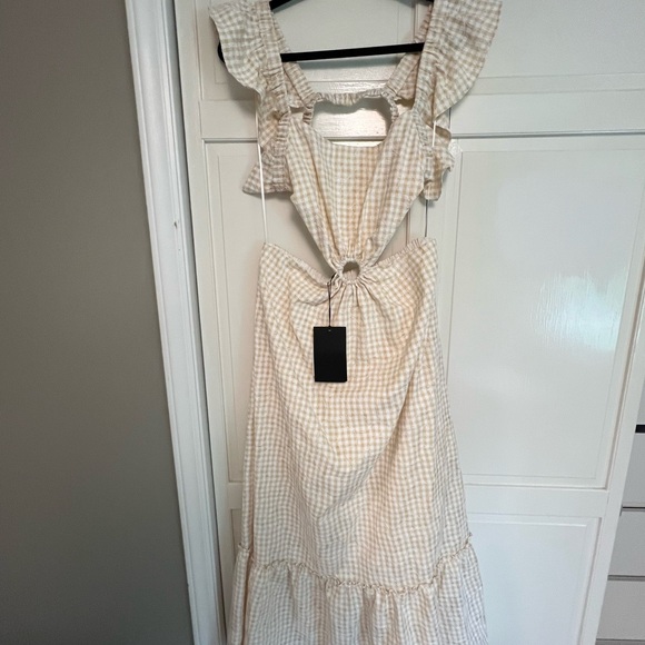 En Saison Kimmie Gingham Maxi Dress (NEW WITH TAGS) - Picture 5 of 5